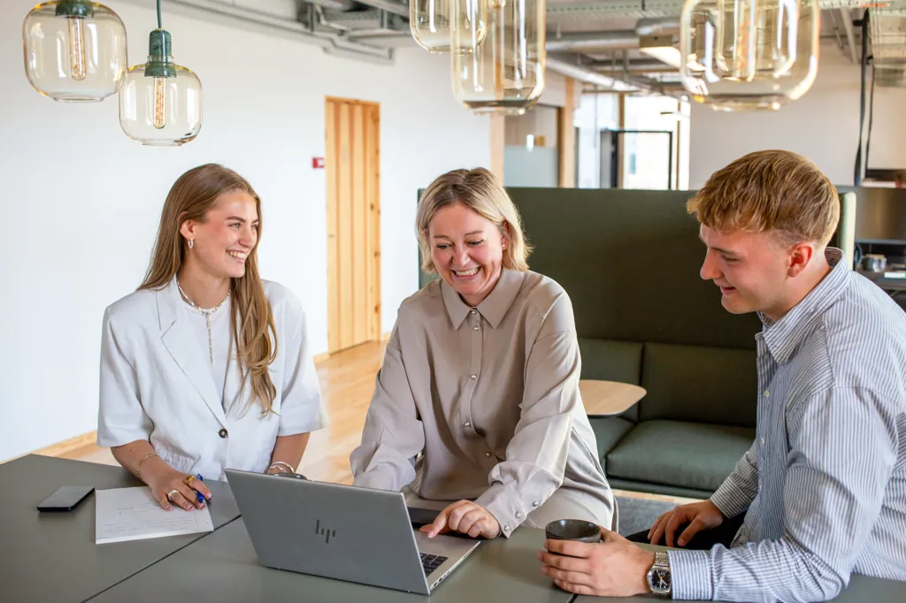 Tre kollegaer taler om hvordan Krone Kapital kan forbedre leasingprocesserne.